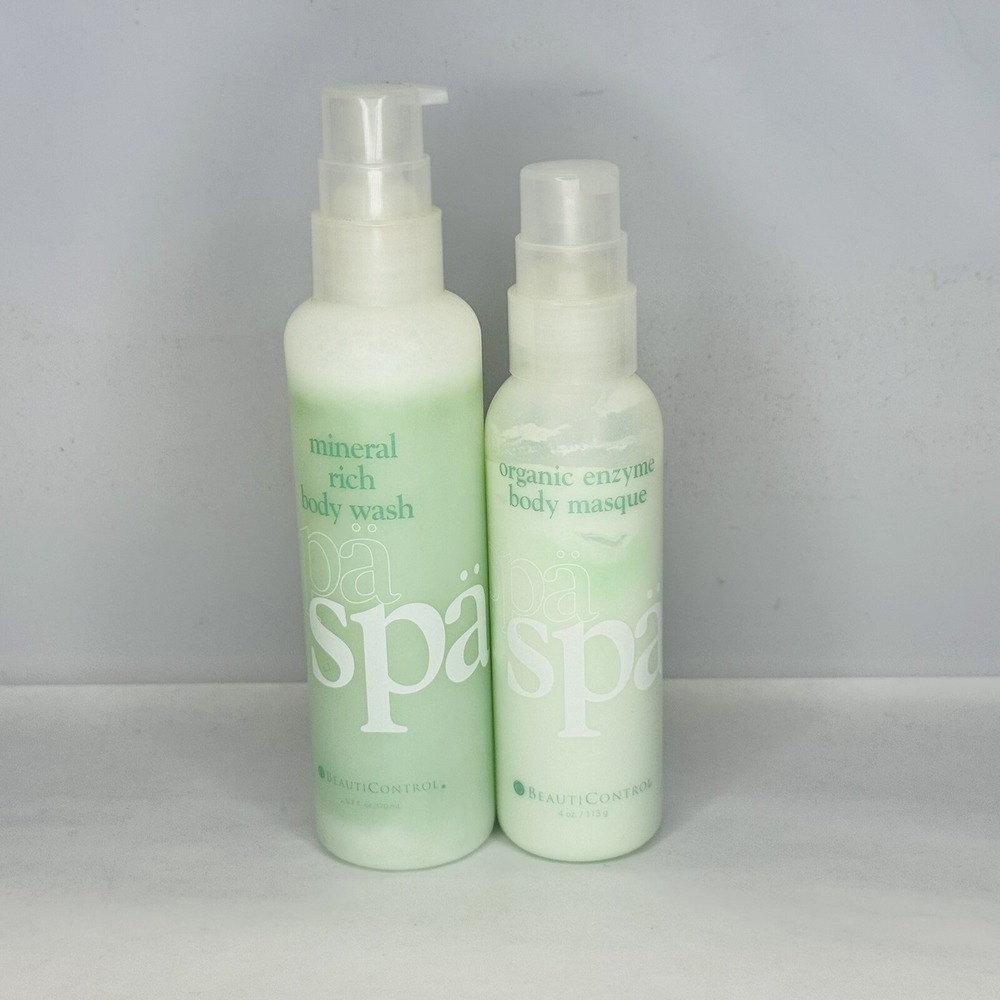BeautiControl Organic Enzyme Body Masque 4 oz. and Mineral Rich Body Wash 5.7 oz